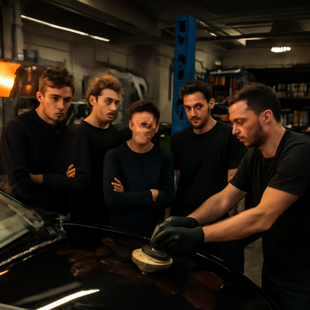 Hands-on training at the freshcardetail Dalmine studio