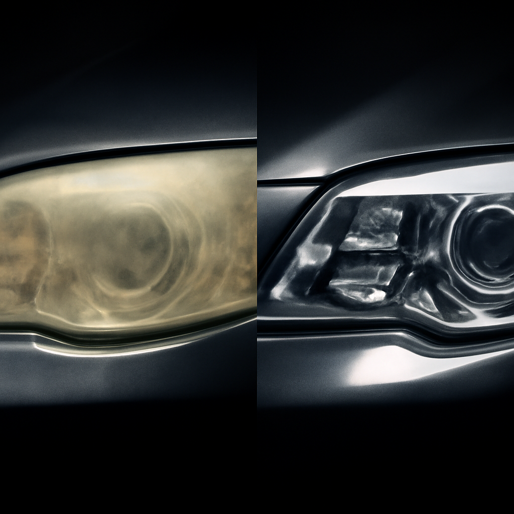 Headlight Restoration process